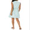 Amazon Essentials Women's Sleeveless Relaxed-Fit Woven Shirt Dress, Aqua Blue Poppy, XX-Large view 2