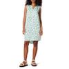Amazon Essentials Women's Sleeveless Woven Shift Dress, Aqua Blue Poppy, Medium view 1