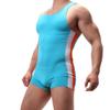 YOOBNG Men's Tank Top One Piece Wrestling Singlet Bodysuit Jumpsuit Leotard Mini Boxer Briefs Underwear view 4