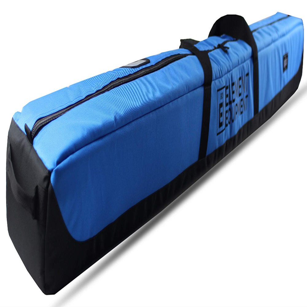 Element Equipment Deluxe Padded Ski Bag Single - Premium High End Travel Bag Blue 175