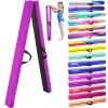 FC FUNCHEER 8FT Folding Balance Beam -Gymnastics Floor Beam - Gymnastics Equipment- Anti-Slip Bottom - Suede Cover - Carry Bag for Kids/Adults Home & Gym Center view 1