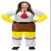 Rubies Unisex-Adult Nickelodeon Classic Spongebob Comfy Wear Jumpsuit, Small/Medium view 2