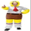 Rubies Unisex-Adult Nickelodeon Classic Spongebob Comfy Wear Jumpsuit, Small/Medium view 4