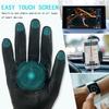 ZLUXURQ Womens Vintage TouchScreen Black Leather Driving Gloves Unlined -Soft And Thin Quality Italian Lambskin view 2