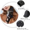 ZLUXURQ Womens Vintage TouchScreen Black Leather Driving Gloves Unlined -Soft And Thin Quality Italian Lambskin view 3