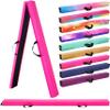 6FT/9FT Folding Balance Beam for Kids ages 3-39- Foldable Gymnastics Floor Beam,Anti-Slip,Carrying Bag, Faux Suede Covered,EVA foam,Gymnastics Equipment for Kids Training At Home,School,Gym Center view 1