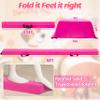 6FT/9FT Folding Balance Beam for Kids ages 3-39- Foldable Gymnastics Floor Beam,Anti-Slip,Carrying Bag, Faux Suede Covered,EVA foam,Gymnastics Equipment for Kids Training At Home,School,Gym Center view 2