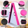 6FT/9FT Folding Balance Beam for Kids ages 3-39- Foldable Gymnastics Floor Beam,Anti-Slip,Carrying Bag, Faux Suede Covered,EVA foam,Gymnastics Equipment for Kids Training At Home,School,Gym Center view 3