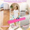 6FT/9FT Folding Balance Beam for Kids ages 3-39- Foldable Gymnastics Floor Beam,Anti-Slip,Carrying Bag, Faux Suede Covered,EVA foam,Gymnastics Equipment for Kids Training At Home,School,Gym Center view 4