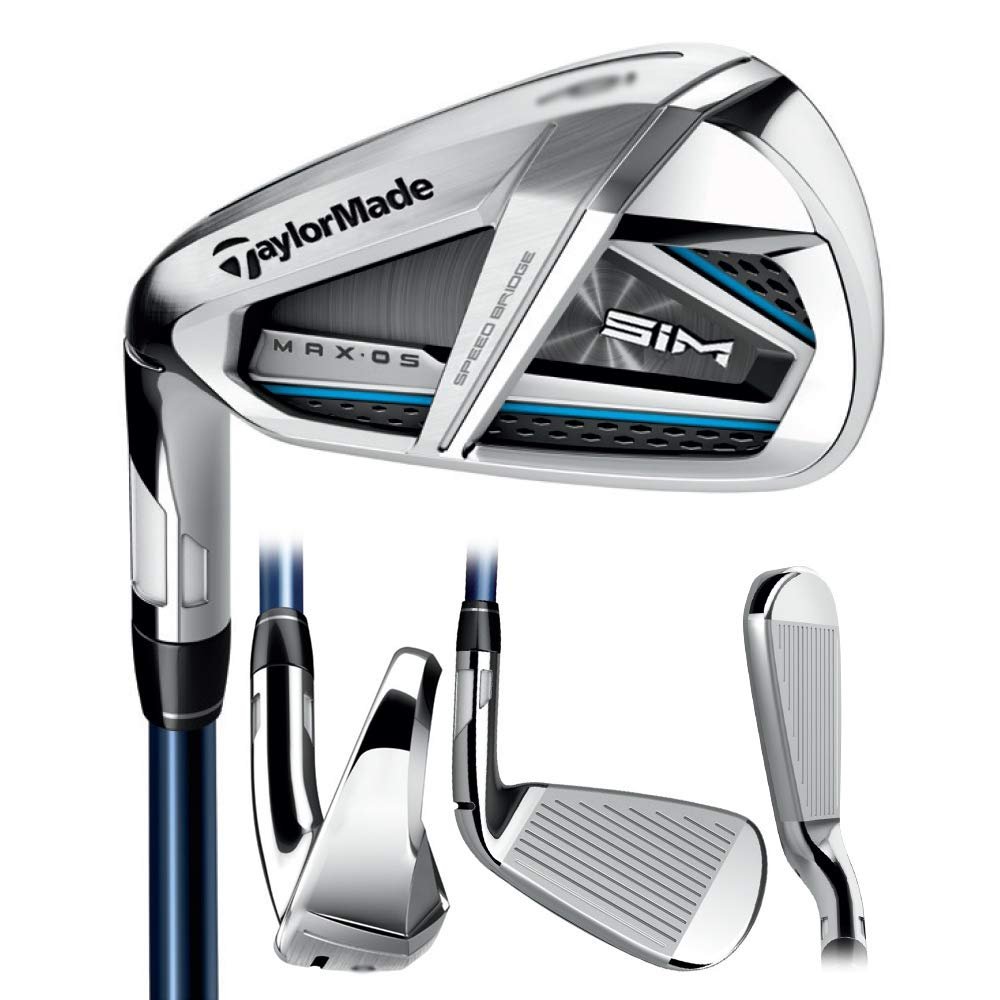 2020 TaylorMade SIM Max OS Single Iron LH AW Graph Reg