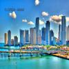 Florida USA United States Acrylic Keychains KeyRings Holders (12 Piece, Style: Miami #FL60) view 2