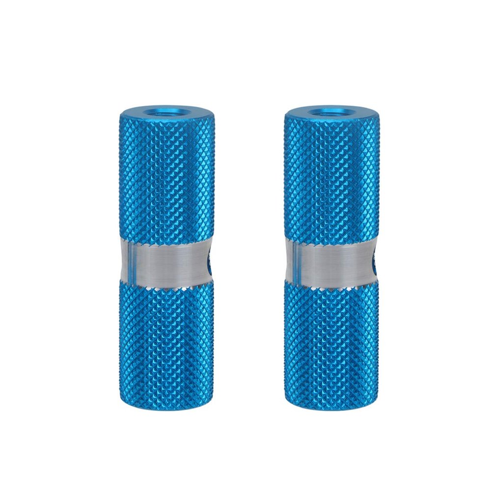 1 Pair Bike Pegs Bicycle Pegs Aluminum Alloy Anti-Skid Foot for Mountain Bike Cycling Accessories (Blue)