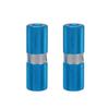 1 Pair Bike Pegs Bicycle Pegs Aluminum Alloy Anti-Skid Foot for Mountain Bike Cycling Accessories (Blue) view 1