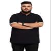 Aiyino Men's Big and Tall Classic Fit Short Sleeve Solid Soft Cotton Polo Shirt 5XL White view 4