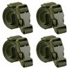 MAGARROW 40" 60" Strap Buckle Packing Straps Adjustable 1-Inch Belt (1" Wide - 40" Long, Army Green (4-Pack)) view 1