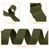 MAGARROW 40" 60" Strap Buckle Packing Straps Adjustable 1-Inch Belt (1" Wide - 40" Long, Army Green (4-Pack)) view 3