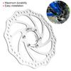 Brake Rotor 160mm Brake Disc Freewheel Threaded Hubs Disc Brake 6 Bolt Floating Disc Brake Rotor view 2