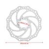 Brake Rotor 160mm Brake Disc Freewheel Threaded Hubs Disc Brake 6 Bolt Floating Disc Brake Rotor view 3