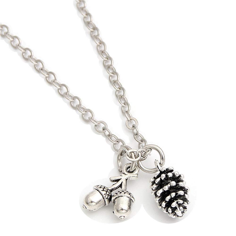 1Pc Vintage Helicopter Camping Guidepost Keychain Airplane Pine Cone Keyholder Fit Men Car llaveros Jewelry (necklace)