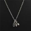 1Pc Vintage Helicopter Camping Guidepost Keychain Airplane Pine Cone Keyholder Fit Men Car llaveros Jewelry (necklace) view 2