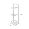HYEYXKK Metal Basketball Storage Rack Holds 3 Fitness Balls, Sports Equipment Organizer Garage Home Schools, Vertical Ball Display Stand (Color : C) view 2