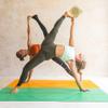 Liforme Travel Yoga mat  Free Yoga Bag, Patented Alignment System, Warrior-like Grip, Non-slip, Eco-friendly and Biodegradable, Ultra-lightweight, Sweat resistant, Long, Wide and Thick (Orange) view 3