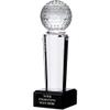 Golf Award, 12 1/2" Onyx Pedestal Crystal Golf Ball Awards Prime view 2