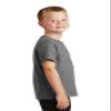 Port & Company - Youth Core Cotton Tee. PC54Y S Graphite Heather view 2