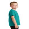 Port & Company - Youth Core Cotton Tee. PC54Y S Bright Aqua view 2