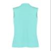 Design by Olivia Women's Sleeveless Open Front Draped Cardigan Vest Lightweight Cool Coat Mint XL view 3
