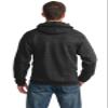 Port & Co Essential Fleece Pullover Hooded Sweatshirt-PC90H-2XL-Dark Heather Grey view 4