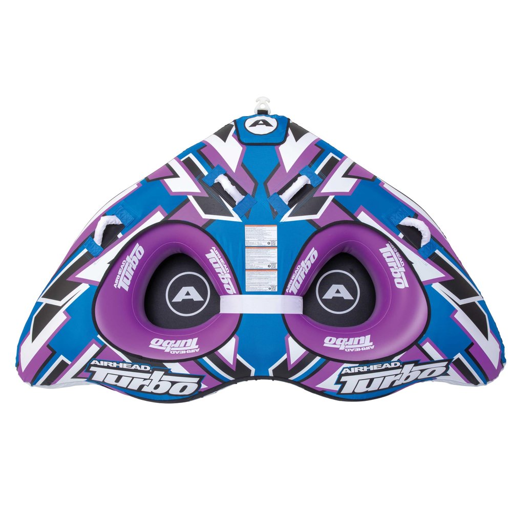 Airhead Turbo 1, 1 Rider Towable tube for Boating, Purple