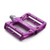 BW USA Berm Platform Bike Pedals - Lightweight Aluminum Flat Pedals for MTB and BMX - Purple view 1