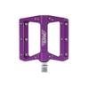 BW USA Berm Platform Bike Pedals - Lightweight Aluminum Flat Pedals for MTB and BMX - Purple view 2