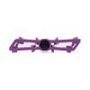 BW USA Berm Platform Bike Pedals - Lightweight Aluminum Flat Pedals for MTB and BMX - Purple view 3