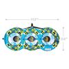 Airhead Blast, 3 Rider Towable Tube for Boating with Dual Tow Points view 2
