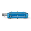 BW USA Berm Platform Bike Pedals - Lightweight Aluminum Flat Pedals for MTB and BMX - Blue view 4