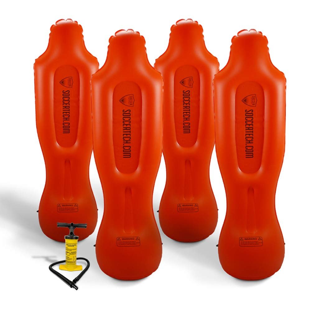 Soccer Tech Inflatable Mannequin Orange with Pump (4)