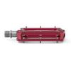 BW USA Berm Platform Bike Pedals - Lightweight Aluminum Flat Pedals for MTB and BMX - Red view 4