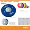 Power Systems Rubber Training Plate in Olympic Colors (25) view 2