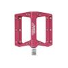 BW USA Berm Platform Bike Pedals - Lightweight Aluminum Flat Pedals for MTB and BMX - Pink view 2