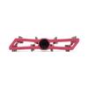 BW USA Berm Platform Bike Pedals - Lightweight Aluminum Flat Pedals for MTB and BMX - Pink view 3