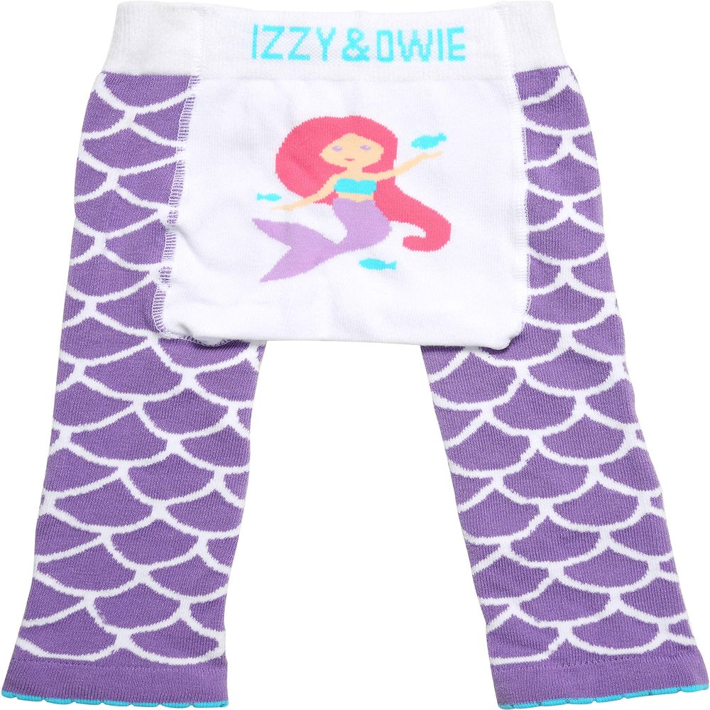 Mermaid - Purple 12-24 Month Soft & Stretchy Baby Scales Leggings