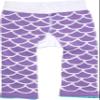 Mermaid - Purple 12-24 Month Soft & Stretchy Baby Scales Leggings view 3