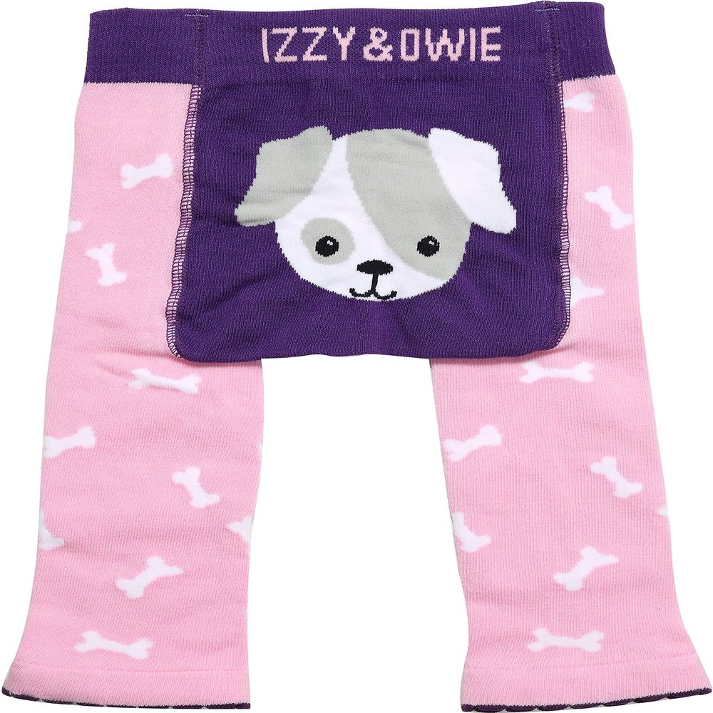 Pavilion Gift Company Dog - Pink 6-12 Month Soft & Stretchy Baby Bone Leggings