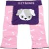 Pavilion Gift Company Dog - Pink 6-12 Month Soft & Stretchy Baby Bone Leggings view 1