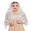 Catholic Church Veils Mantillas For Women Lace Scarf Mass Head Covering Ivory view 1