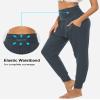 DIBAOLONG Womens Yoga Sweatpants Loose Workout Joggers Pants Comfy Lounge Pants with Pockets Melanite L view 4