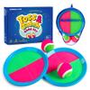 EVERICH Upgraded Toss and Catch Ball Game Set - Indoor and Outdoor Games for Kids 3-12, Beach Sand Pool Water Toy Includes 2 Paddles 2 Sticky Balls, Great Birthday Easter Gifts for Boys Girls view 1