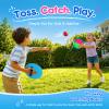 EVERICH Upgraded Toss and Catch Ball Game Set - Indoor and Outdoor Games for Kids 3-12, Beach Sand Pool Water Toy Includes 2 Paddles 2 Sticky Balls, Great Birthday Easter Gifts for Boys Girls view 4